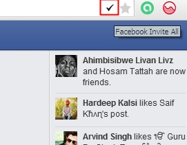 Facebook Invite All Chrome Extension is Installed ! !