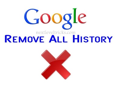 How to Remove All Web History from Google ?