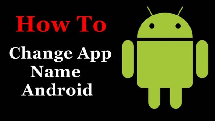 How To Change Name Icons on Android