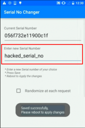 Change Serial Number of Your Android Mobile