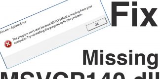 How to Fix MSVCP140.dll Missing Error ? [Best Solution]